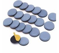 20 unidades de deslizadores invisibles autoadhesivos, silenciosos y resistentes a los arañazos, compatibles con Thermomix, freidora de aire caliente, cafetera, batidora y robot de cocina (19 mm)
