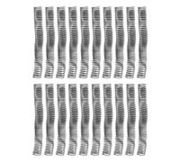 20 unidades de espirales de encuadernación de plástico, espirales de encuadernación con paso 4:1 y diámetro de 32 mm, capacidad para 280 hojas para documentos de tamaño carta,