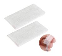 20 unidades de extensiones de uñas de fibra de vidrio blanca, kit de puntas de uñas, herramientas extendidas, reparación de uñas rotas, accesorios de arte de uñas para mujeres, bricolaje en casa
