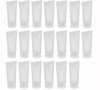 20 Unidades de Transparente vacío rellenable plástico Suave Tubos de muestras de cosméticos tarros de Maquillaje recipientes de Viaje para bálsamos labiales