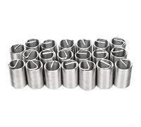 20 Unidades Insertos de Hilo M12x1,25 y Mangas de Reparación para Tornillos, Kit de Rosca en Acero Inoxidable con Alambre en Espiral Ideal para Reparaciones Automotrices y Motores (2.5D)