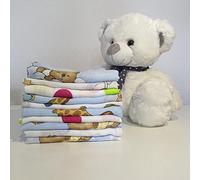 20 unidades - Pañales de tela con estampado plástico Mensaje pañales pañales pañales Gasas Vómitos spuck paños 70 x 80 cm