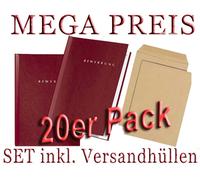 50 Rojo Carpeta de Solicitud Trabajo PAGNA Tipo Start - 2-teilige - Nuevo / 50