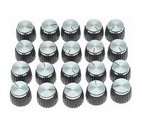 20 unidades serías amplificador de guitarra amplificador empuje botones de ajuste tapa superior adecuado para macetas de diámetro 6 mm amplificadores para