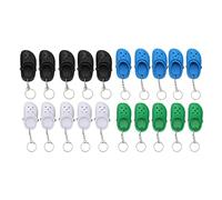 20 Unids 3D Zapatilla Sandalia Llavero Mini Croc Zapato Llavero Mochila Escolar Colgante Zapatilla Llavero Colgante para Mochilas Regalos para Niños Niños Niñas