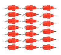 20 Unids Automático Agua Nipple Bebedero Waterer Aves de Corral Pollo Pato Gallina Dispensador de Bebida Alimentador Tornillo En Estilo Agricultura Ganadería Alimentación Riego Equipo