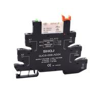 20 unids/caja 41F-1Z-C2-1 C4 HF41F 24-ZS 12-ZS 5-ZS QJCS-05W-AD24 05WL SPDT 1CO 6A módulo de relé ultradelgado sin tornillos(Black Screw,SSR DC-DC 6A)