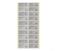 20 unids etiqueta engomada del motor de la bicicleta eléctrica para BAFANG Drive 36V 750W alta temperatura resistente calcomanía set plata 45x23mm (48V 750W)