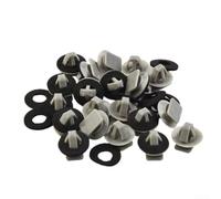 20 unids gris nylon moldeo clip para 2013-2016 para mazda para cx-5 puerta | Borde inferior, OEM KD53-51-SJ3A, cierre de repuesto de calidad con 10 mm para cabeza superior y diámetro inferior de 18 mm