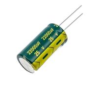 20 unids/lote 16V 22000UF 18 * 35mm condensador electrolítico de aluminio de baja impedancia de alta frecuencia 22000uf 16v