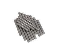 20 unids/lote 304 varilla roscada de doble extremo de acero inoxidable perno prisionero de barra de doble cabeza M3 M4 M5 M6(40mm,M3)