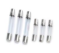 20 unids/lote 5 * 20mm 6 * 30mm fusibles de tubo de vidrio de soplado rápido 5x20 6x30mm 250V 0,5 1 2 3 4 5 6 8 10 15 20 25 30 A AMP fusible(5x20mm,5A)