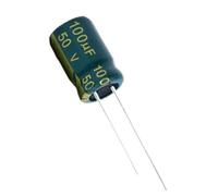 20 unids/lote 50V100UF 50V 100UF 8 * 12MM condensador electrolítico de aluminio de baja ESR/impedancia de alta frecuencia