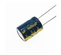 20 unids/lote 6,3 V 1500 UF 8x16 condensador electrolítico de aluminio de baja impedancia de alta frecuencia 1500 uf 6,3 v 20%