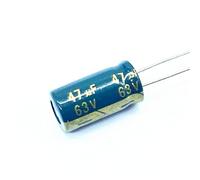 20 unids/lote 63V 47UF condensador electrolítico de aluminio tamaño 6 * 12 20%