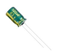 20 unids/lote 63V100UF 63V 100UF 8 * 12MM condensador electrolítico de aluminio 63V 100UF 8 * 12MM