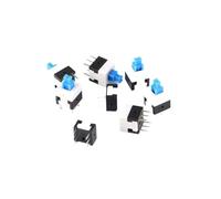 20 unids/lote 8 x 8 mm interruptor de 6 pines DPDT interruptor de bloqueo automático 8 x 8 mm