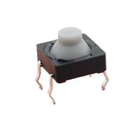 20 unids/lote 8x8x5MM 4PIN G77 conductor silencioso tacto botón interruptor auto-reinicio