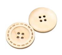 20 unids/lote 9mm-35mm Retro dos ojos y cuatro botones de madera botón redondo suéter mujer abrigo ropa Para Camisa(Color1,10mm 20pieces)