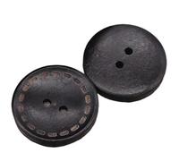 20 unids/lote 9mm-35mm Retro dos ojos y cuatro botones de madera botón redondo suéter mujer abrigo ropa Para Camisa(Light Grey,9mm 20pieces)