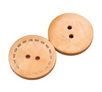 20 unids/lote 9mm-35mm Retro dos ojos y cuatro botones de madera botón redondo suéter mujer abrigo ropa Para Camisa(Light Blue,25mm 20pieces)