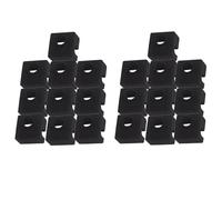 20 Unids / Lote Boquilla de Impresora 3D Calcetines de Silicona Funda de Aislamiento Térmico para Bloque de Calentador para Extrusora CR-10 -3