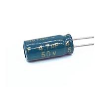 20 unids/lote condensador electrolítico de aluminio de alta frecuencia de baja impedancia 50v 4,7 UF tamaño 5 * 11 20%