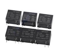 20 unids/lote HF32F -005 012 024 - HS / HS3 / ZS3 3A 5A 10A 250VAC 4Pin 5Pin HF32F-G-012-HS DC5V 12V 24V relé JZC-32F-012(HF32F-012-HS3)