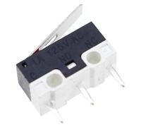 20 unids/lote Micro interruptor pulsador interruptor 3 pines 1A 125V AC Mini Interruptor táctil for luz for ratón(16mm)
