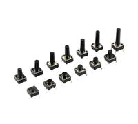 20 Unids/lote Mini Interruptor De Botón Táctil Ligero DIP 4 Pines 6x6x4,5/5/6/8/10/11/12/13-19MM 6 * 6 * 4,5 MM-19MM Micro Interruptor 6x6 Interruptor De Llave(DIP-6X6X11-01)