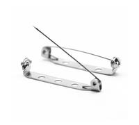 20 Unids/lote Pin De Acero Inoxidable 20-38mm Alfileres Grandes Herramienta De Costura Aguja for Hacer Broches DIY(20mm)