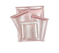 20 unids/lote sobres de correo de burbujas de oro rosa sobre de burbujas de 6 tamaños bolsa de envío de papel de espuma para sobres de embalaje de regalo-25x30cm