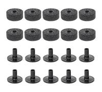 20 unids/pack profesional platillo soporte de fieltro disco y manguitos de platillo reemplazo para kits de batería Instrumento Accesorios