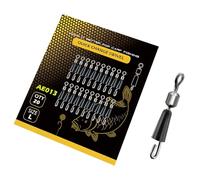 20 unids/paquete de accesorios de aparejos de pesca Fast Link Connector Feeder Remolino Cambio Rápido Remolino Pesca Essential Link Connector Essential
