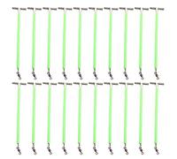 20 Unids/Set Eslabones Giratorios de 3 Vías Equilibrio Cruces Línea Giratorios de Pesca con Cuentas Luminosas Broches en Forma de T de Acero Inoxidable Señuelos de Pesca de Acero Inoxidable Línea de