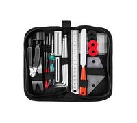 20 Unids/set Kit De Herramientas De Reparación De Guitarra Herramientas De Mantenimiento Cuidado De La Guitarra Enrollador De Cuerda Regla De Acción De Nivelación Herramienta De Traste