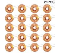 20 UNIDS TOROIDE ALAMBRE INDUCTOR BOBINA DE COBRE PLACA DE CIRCUITO PCB 100UH 0.6MM