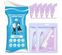 20 Urinella para mujer + 8 bolsas de orina para viajes, 900 ml, orinal portátil para mujeres de pie, orinador desechable, taza para aseo de viaje, camping, aseos para coche, exterior