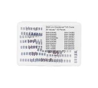 20 Valores * 10 Piezas SMA 400W TVS Kit de diodos de protección unidireccionales de montaje en superficie