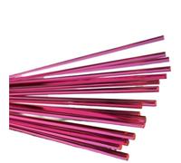 20 varillas acrílicas de 3 mm de diámetro, de 4 a 10 pulgadas, redondas, for manualidades, barras, tartas, mástiles.(Pink,3x150mm)