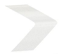 20 varillas de soldadura plateadas de 0,5 mm x 50 cm, aleación de cobre y | Alambre para hacer y reparar joyas, soldadura de punto de fusión bajo para pulseras, pendientes, collares
