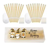 20 velas de oído limpiador, velas de oído, naturales con 10 discos protectores, kit de limpieza de orejas, herramienta profesional de cuidado de oído