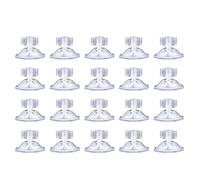 20 ventosas transparentes, soporte de ventana de ventosa pequeña, para vidrio, para ventanas, azulejos, decoración de coche, toldos de caravana, tanques de peces