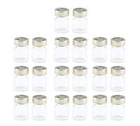 20 viales de suero sellados de vidrio, diseño portátil de lengüeta para aceites esenciales, botellas de viaje de peso para salón de belleza y uso doméstico, 3 ml