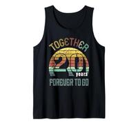 20 Wedding Anniversary For Couple Twenty Years of Marriage Camiseta sin Mangas
