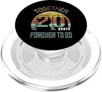 20 Wedding Anniversary For Couple Twenty Years of Marriage PopSockets PopGrip para MagSafe