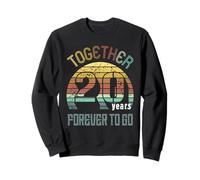 20 Wedding Anniversary For Couple Twenty Years of Marriage Sudadera