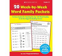 20 Week-By-Week Word Family Packets: An Easy System for Teaching the Top 120 Word Families to Set the Stage for Reading Success (Teaching Resources)