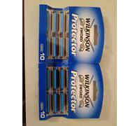 20 X Afeitado Protector Wilkinson Cuchillas Nuevas = 2 Paquetes De 10 Piezas