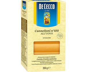 20 x De Cecco Pasta Canelones n. 100 Uovo Pasta de huevo 250 g